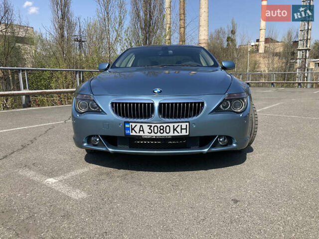 Синий БМВ 6 Серия, объемом двигателя 4.4 л и пробегом 158 тыс. км за 14400 $, фото 1 на Automoto.ua