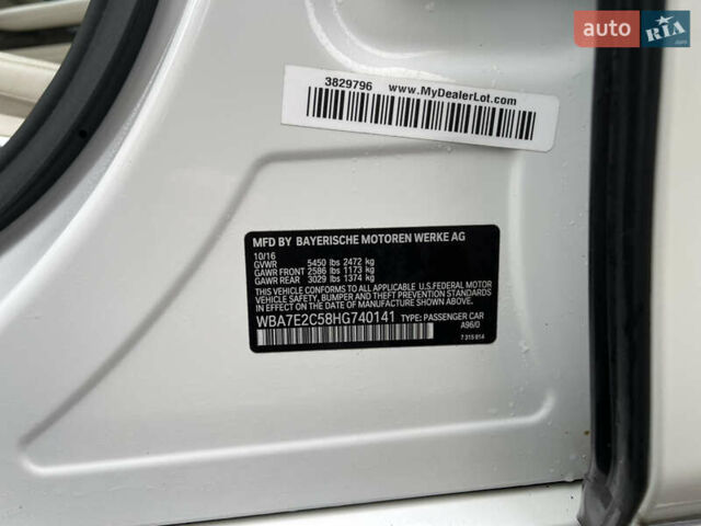 Белый БМВ 7 Серия, объемом двигателя 3 л и пробегом 167 тыс. км за 28000 $, фото 32 на Automoto.ua