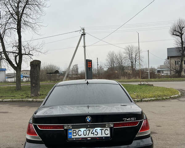 Черный БМВ 7 Серия, объемом двигателя 4.4 л и пробегом 358 тыс. км за 4599 $, фото 6 на Automoto.ua