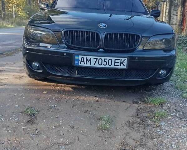 Черный БМВ 7 Серия, объемом двигателя 4.8 л и пробегом 331 тыс. км за 10500 $, фото 3 на Automoto.ua