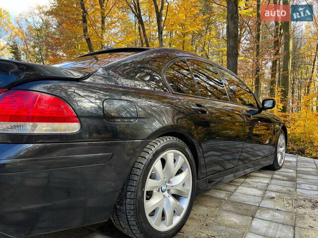 Черный БМВ 7 Серия, объемом двигателя 4.8 л и пробегом 205 тыс. км за 9000 $, фото 16 на Automoto.ua