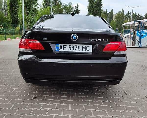 Черный БМВ 7 Серия, объемом двигателя 4.8 л и пробегом 224 тыс. км за 14000 $, фото 5 на Automoto.ua