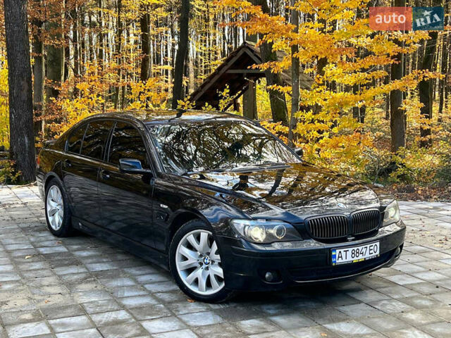Черный БМВ 7 Серия, объемом двигателя 4.8 л и пробегом 205 тыс. км за 9000 $, фото 2 на Automoto.ua