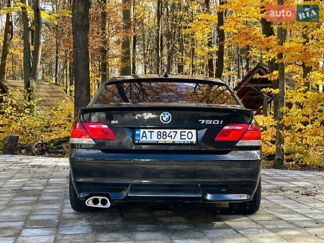 Черный БМВ 7 Серия, объемом двигателя 4.8 л и пробегом 205 тыс. км за 9000 $, фото 10 на Automoto.ua