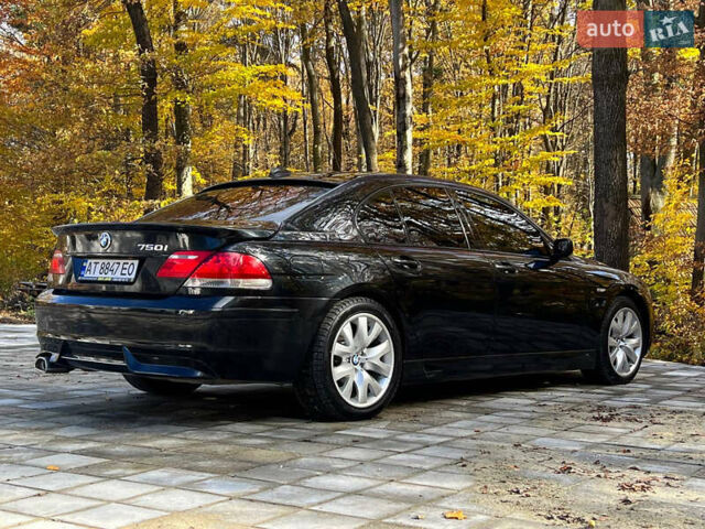 Черный БМВ 7 Серия, объемом двигателя 4.8 л и пробегом 205 тыс. км за 9000 $, фото 15 на Automoto.ua