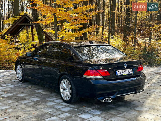 Черный БМВ 7 Серия, объемом двигателя 4.8 л и пробегом 205 тыс. км за 9000 $, фото 11 на Automoto.ua