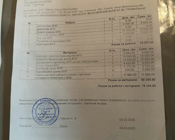 Черный БМВ 7 Серия, объемом двигателя 2.98 л и пробегом 179 тыс. км за 11900 $, фото 13 на Automoto.ua