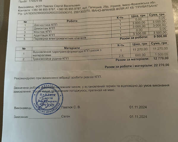 Черный БМВ 7 Серия, объемом двигателя 2.98 л и пробегом 179 тыс. км за 11900 $, фото 15 на Automoto.ua