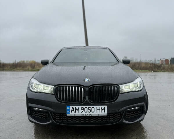Черный БМВ 7 Серия, объемом двигателя 3 л и пробегом 120 тыс. км за 38000 $, фото 1 на Automoto.ua