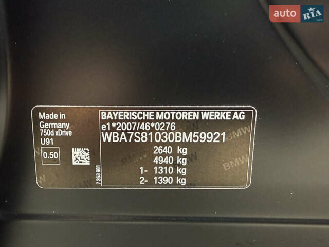 Черный БМВ 7 Серия, объемом двигателя 3 л и пробегом 107 тыс. км за 74950 $, фото 143 на Automoto.ua