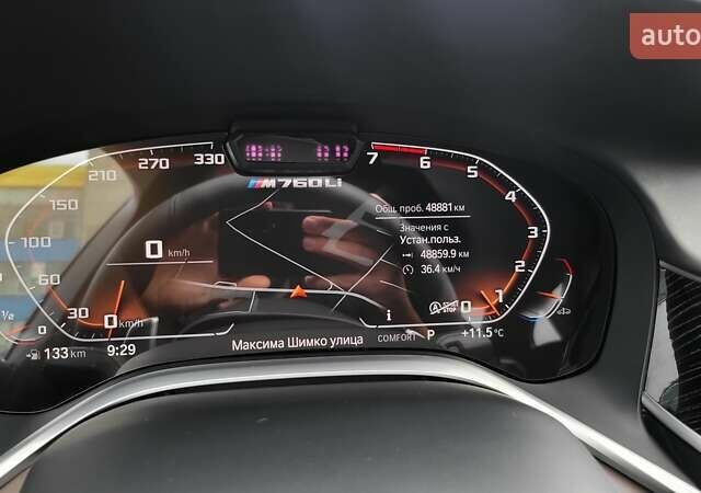 Черный БМВ 7 Серия, объемом двигателя 6.59 л и пробегом 48 тыс. км за 90000 $, фото 16 на Automoto.ua
