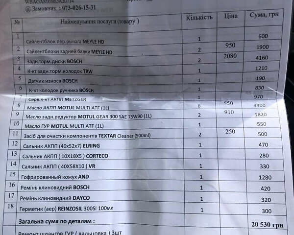 Сірий БМВ 7 Серія, об'ємом двигуна 3 л та пробігом 200 тис. км за 4500 $, фото 12 на Automoto.ua