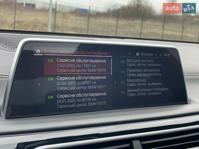 Сірий БМВ 7 Серія, об'ємом двигуна 3 л та пробігом 82 тис. км за 73650 $, фото 79 на Automoto.ua