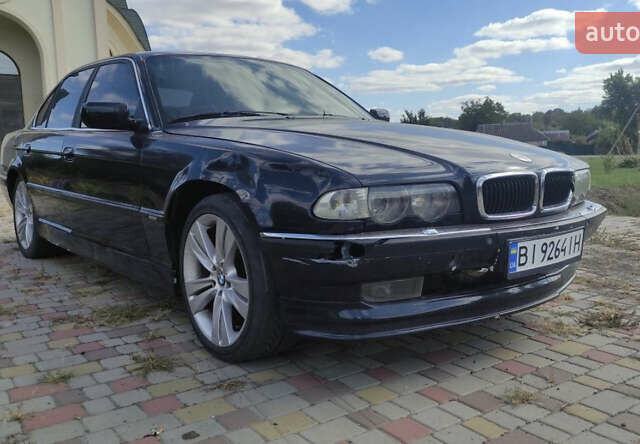 Синий БМВ 7 Серия, объемом двигателя 2.5 л и пробегом 300 тыс. км за 2500 $, фото 1 на Automoto.ua