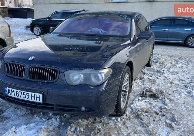 Синий БМВ 7 Серия, объемом двигателя 3 л и пробегом 385 тыс. км за 5900 $, фото 1 на Automoto.ua