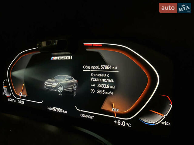 Серый БМВ 8 Серия, объемом двигателя 4.4 л и пробегом 57 тыс. км за 65000 $, фото 23 на Automoto.ua