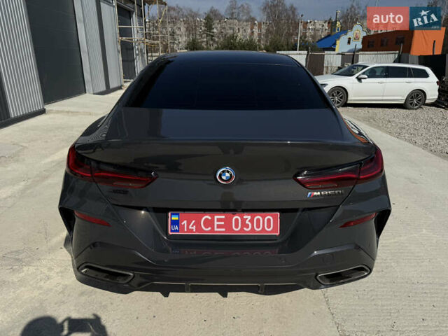Серый БМВ 8 Series Gran Coupe, объемом двигателя 4.39 л и пробегом 81 тыс. км за 64500 $, фото 3 на Automoto.ua