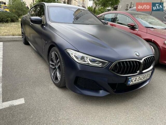 Синий БМВ 8 Series Gran Coupe, объемом двигателя 2.99 л и пробегом 56 тыс. км за 79500 $, фото 1 на Automoto.ua