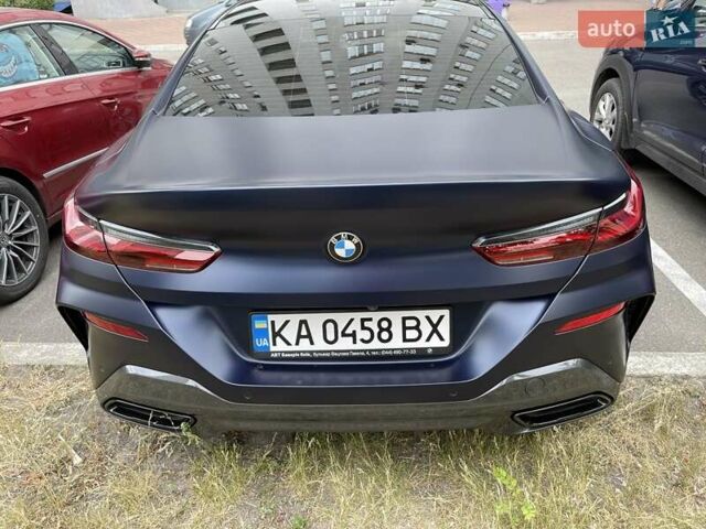 Синий БМВ 8 Series Gran Coupe, объемом двигателя 2.99 л и пробегом 56 тыс. км за 79500 $, фото 2 на Automoto.ua