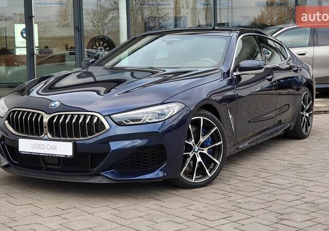 Синий БМВ 8 Series Gran Coupe, объемом двигателя 4.39 л и пробегом 63 тыс. км за 68900 $, фото 5 на Automoto.ua