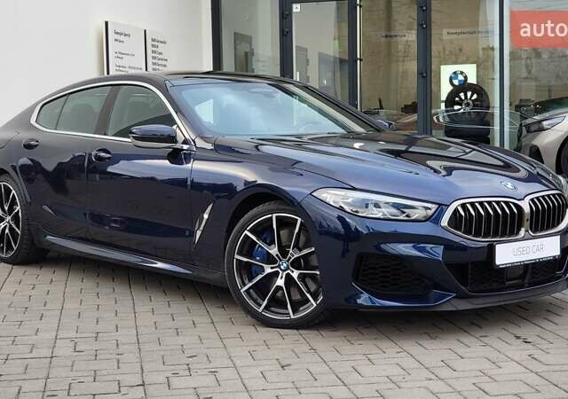 Синий БМВ 8 Series Gran Coupe, объемом двигателя 4.39 л и пробегом 63 тыс. км за 68900 $, фото 3 на Automoto.ua