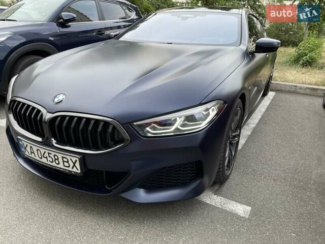 Синий БМВ 8 Series Gran Coupe, объемом двигателя 2.99 л и пробегом 56 тыс. км за 79500 $, фото 3 на Automoto.ua