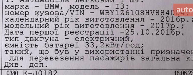 Синий БМВ И3, объемом двигателя 0 л и пробегом 138 тыс. км за 13400 $, фото 3 на Automoto.ua