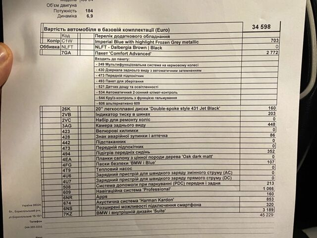 Синий БМВ И3, объемом двигателя 0 л и пробегом 126 тыс. км за 17800 $, фото 2 на Automoto.ua