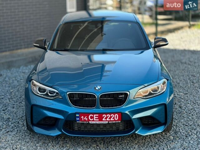 Синий БМВ M2, объемом двигателя 3 л и пробегом 88 тыс. км за 32500 $, фото 1 на Automoto.ua