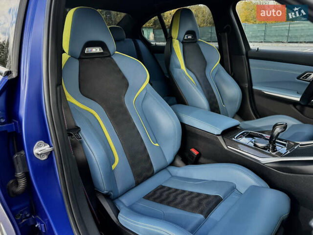 БМВ М3 2022 в Виннице на Automoto.ua Синий БМВ М3, объемом двигателя 2.99 л и пробегом 38 тыс. км за 75000 $, фото 22 на Automoto.ua