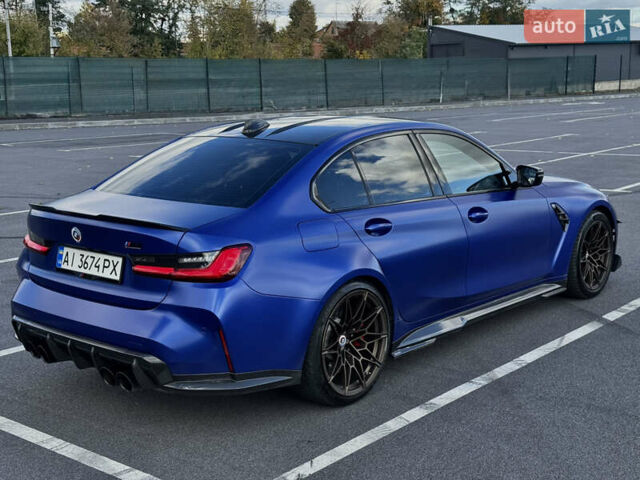 БМВ М3 2022 в Виннице на Automoto.ua Синий БМВ М3, объемом двигателя 2.99 л и пробегом 38 тыс. км за 75000 $, фото 8 на Automoto.ua