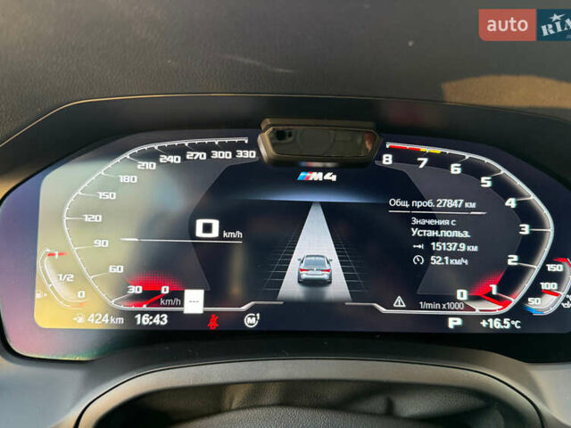 Белый БМВ M4, объемом двигателя 3 л и пробегом 27 тыс. км за 78000 $, фото 13 на Automoto.ua