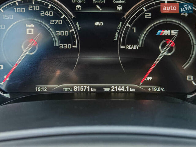 БМВ М5 2019 у Трускавце на Automoto.ua Сірий БМВ М5, об'ємом двигуна 4.39 л та пробігом 82 тис. км за 90000 $, фото 28 на Automoto.ua