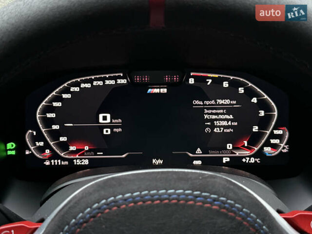 Черный БМВ M8, объемом двигателя 4.4 л и пробегом 79 тыс. км за 76000 $, фото 18 на Automoto.ua