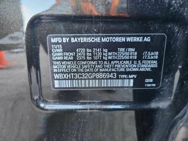 Черный БМВ Х1, объемом двигателя 2 л и пробегом 68 тыс. км за 3300 $, фото 12 на Automoto.ua