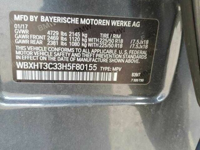 Серый БМВ Х1, объемом двигателя 0 л и пробегом 94 тыс. км за 2500 $, фото 12 на Automoto.ua