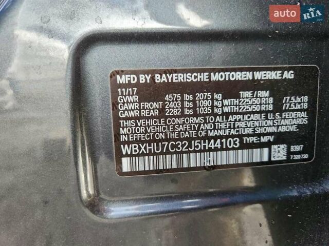 Сірий БМВ Х1, об'ємом двигуна 2 л та пробігом 117 тис. км за 4100 $, фото 12 на Automoto.ua