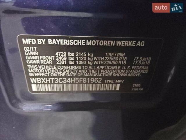 Синій БМВ Х1, об'ємом двигуна 2 л та пробігом 139 тис. км за 3300 $, фото 12 на Automoto.ua