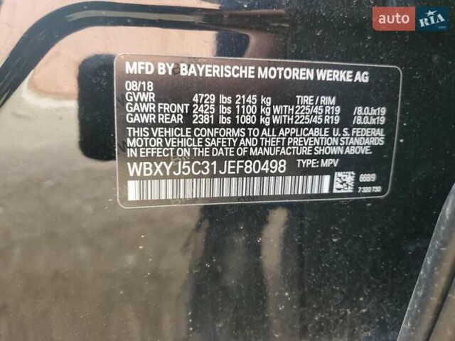 Черный БМВ X2, объемом двигателя 0 л и пробегом 53 тыс. км за 4900 $, фото 11 на Automoto.ua