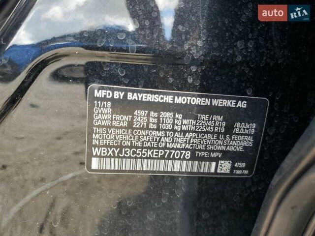 Черный БМВ X2, объемом двигателя 2 л и пробегом 98 тыс. км за 5100 $, фото 12 на Automoto.ua
