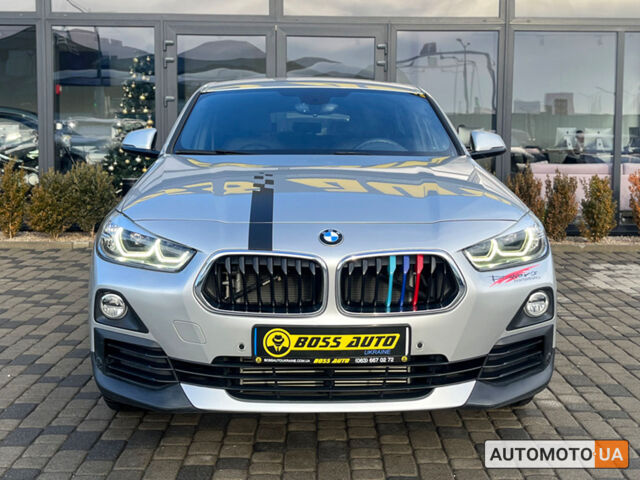 Серый БМВ X2, объемом двигателя 2 л и пробегом 86 тыс. км за 25990 $, фото 1 на Automoto.ua