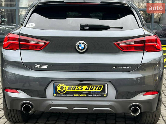 Серый БМВ X2, объемом двигателя 2 л и пробегом 145 тыс. км за 21500 $, фото 5 на Automoto.ua