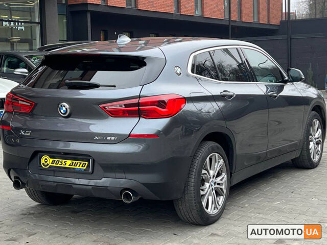 Серый БМВ X2, объемом двигателя 2 л и пробегом 43 тыс. км за 28000 $, фото 5 на Automoto.ua
