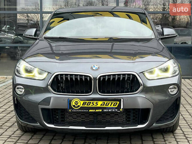 Серый БМВ X2, объемом двигателя 2 л и пробегом 145 тыс. км за 21500 $, фото 1 на Automoto.ua