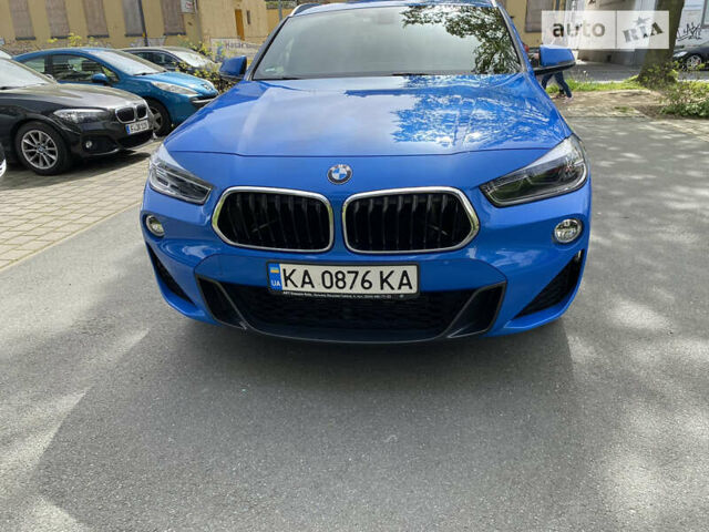 Синий БМВ X2, объемом двигателя 2 л и пробегом 87 тыс. км за 27000 $, фото 1 на Automoto.ua