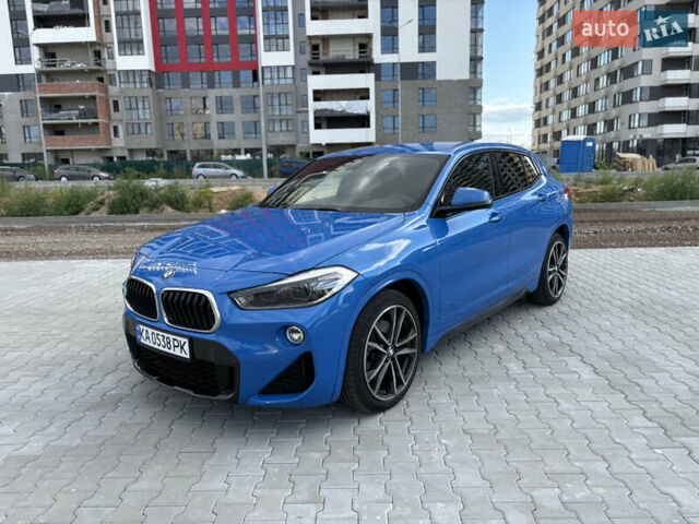Синий БМВ X2, объемом двигателя 2 л и пробегом 76 тыс. км за 28100 $, фото 2 на Automoto.ua