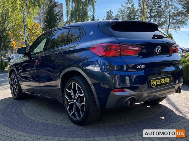 Синий БМВ X2, объемом двигателя 2 л и пробегом 40 тыс. км за 29999 $, фото 4 на Automoto.ua
