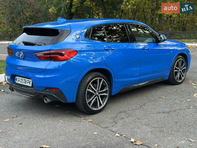 Синий БМВ X2, объемом двигателя 2 л и пробегом 77 тыс. км за 23500 $, фото 6 на Automoto.ua
