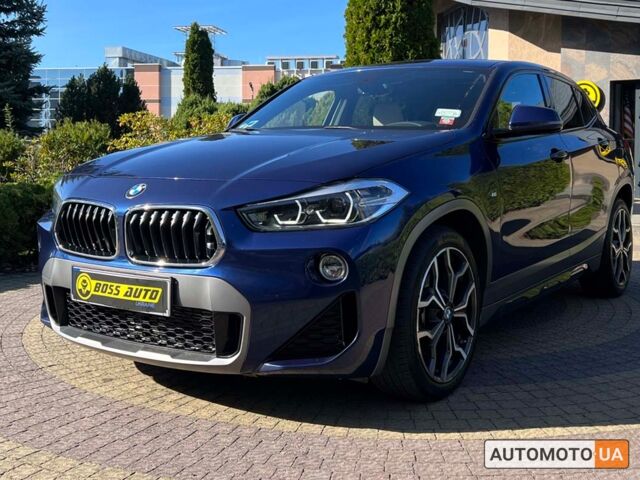 Синий БМВ X2, объемом двигателя 2 л и пробегом 40 тыс. км за 29999 $, фото 2 на Automoto.ua