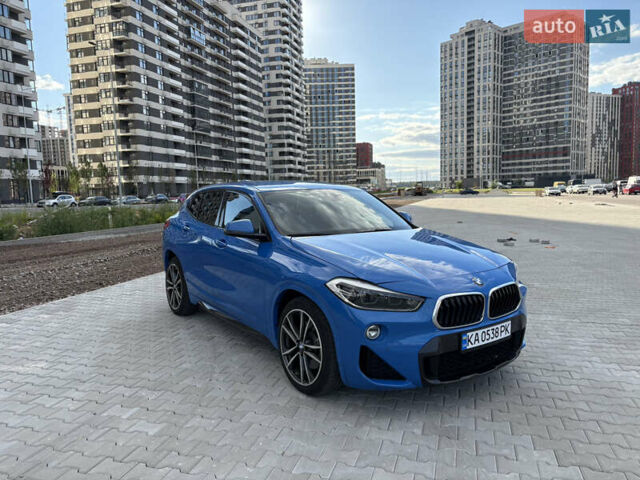 Синий БМВ X2, объемом двигателя 2 л и пробегом 76 тыс. км за 28100 $, фото 1 на Automoto.ua